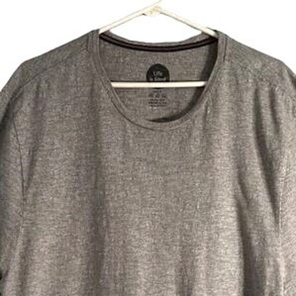 LIFE IS GOOD Mens Shirt Size XXL Grey Short Sleeve Heavyweight Logo Cotton - Picture 7 of 9